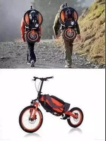 可以做背包的自行车