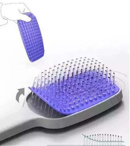 可以防止头发绕进去